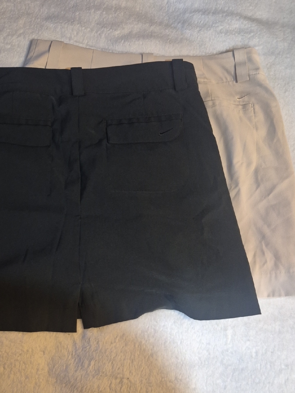 2 FOR 1 Nike Two-Tone Golf Skort Set - Black & Beige